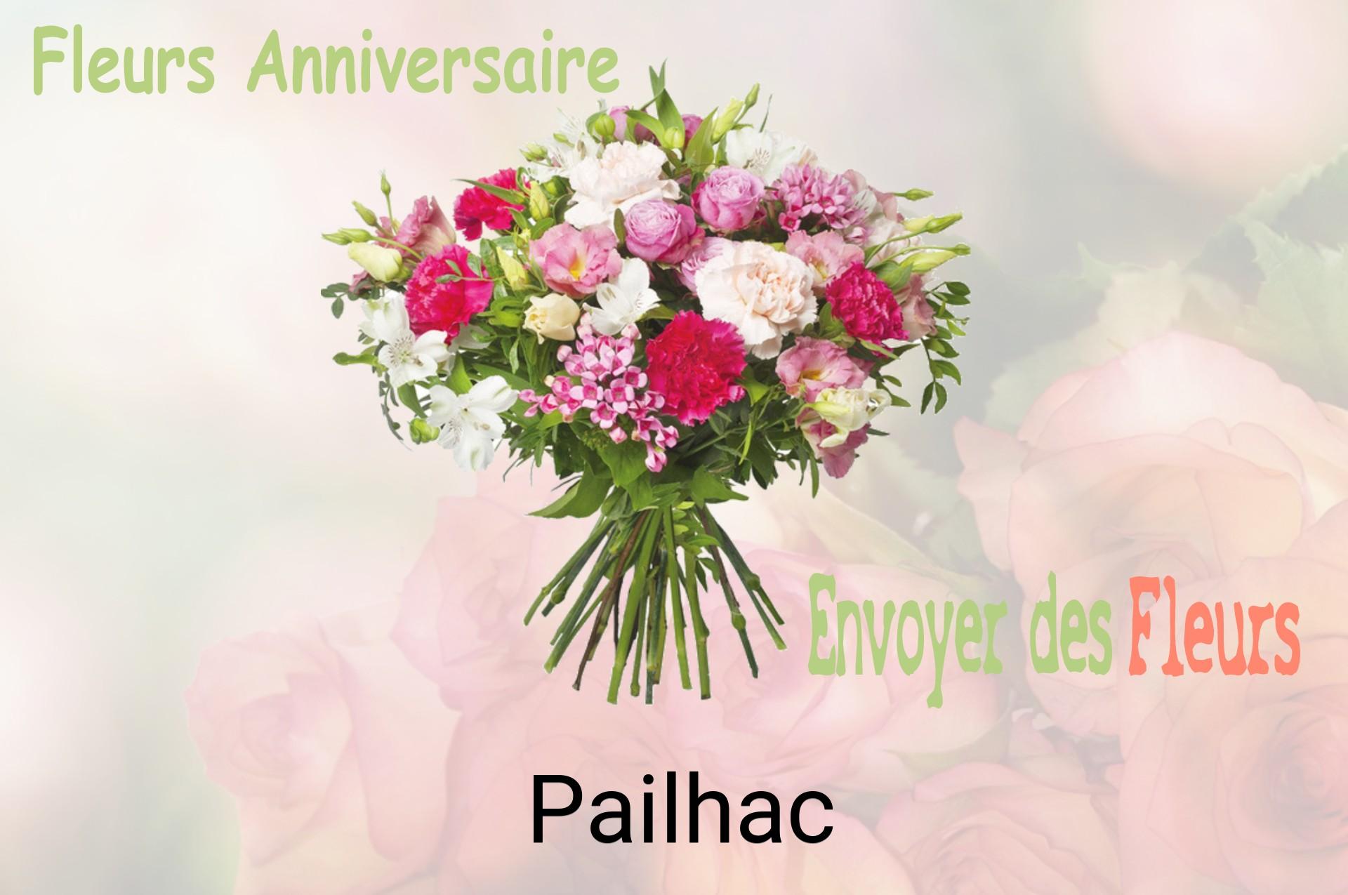 Bouquet de fleurs d’anniversaire livré à Pailhac